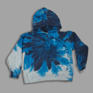 Ocean Blues Tie Dye Hoodie - Kids