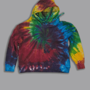 Rainbow Tie Dye Hoodie - Kids