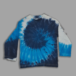 Ocean Blues Tie Dye Long Sleeve T Shirt - Kids