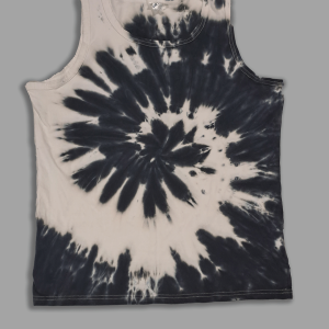 Black / Grey Tie Dye Vest - Unisex