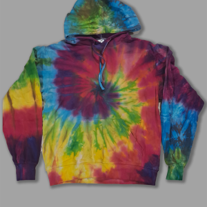 Rainbow Tie Dye Hoodie - Adult